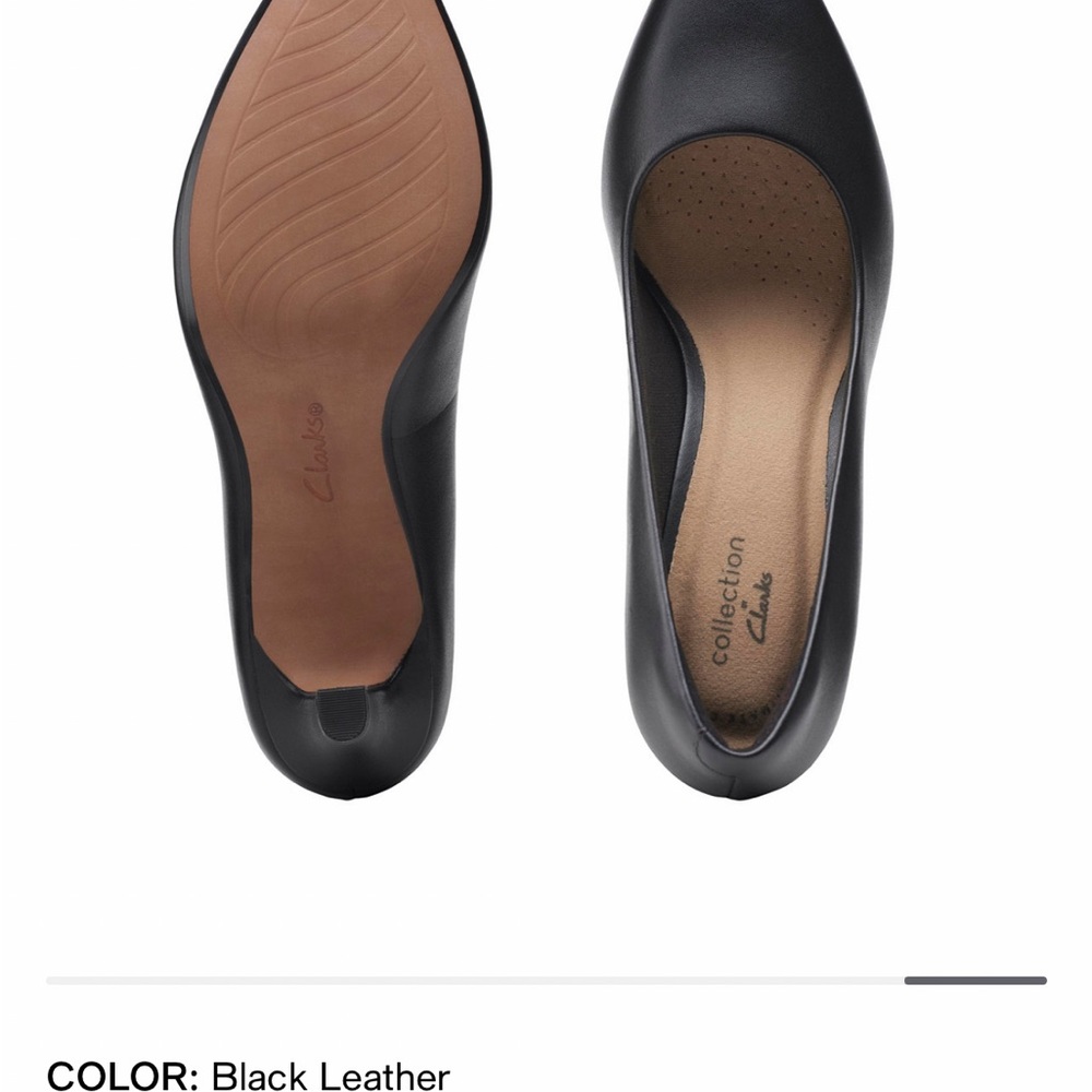 Clarks black pump